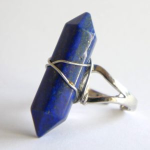 hexagonka prsten lapis lazuli