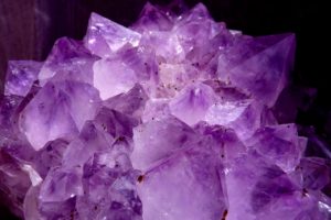 gemstone, amethyst, violet